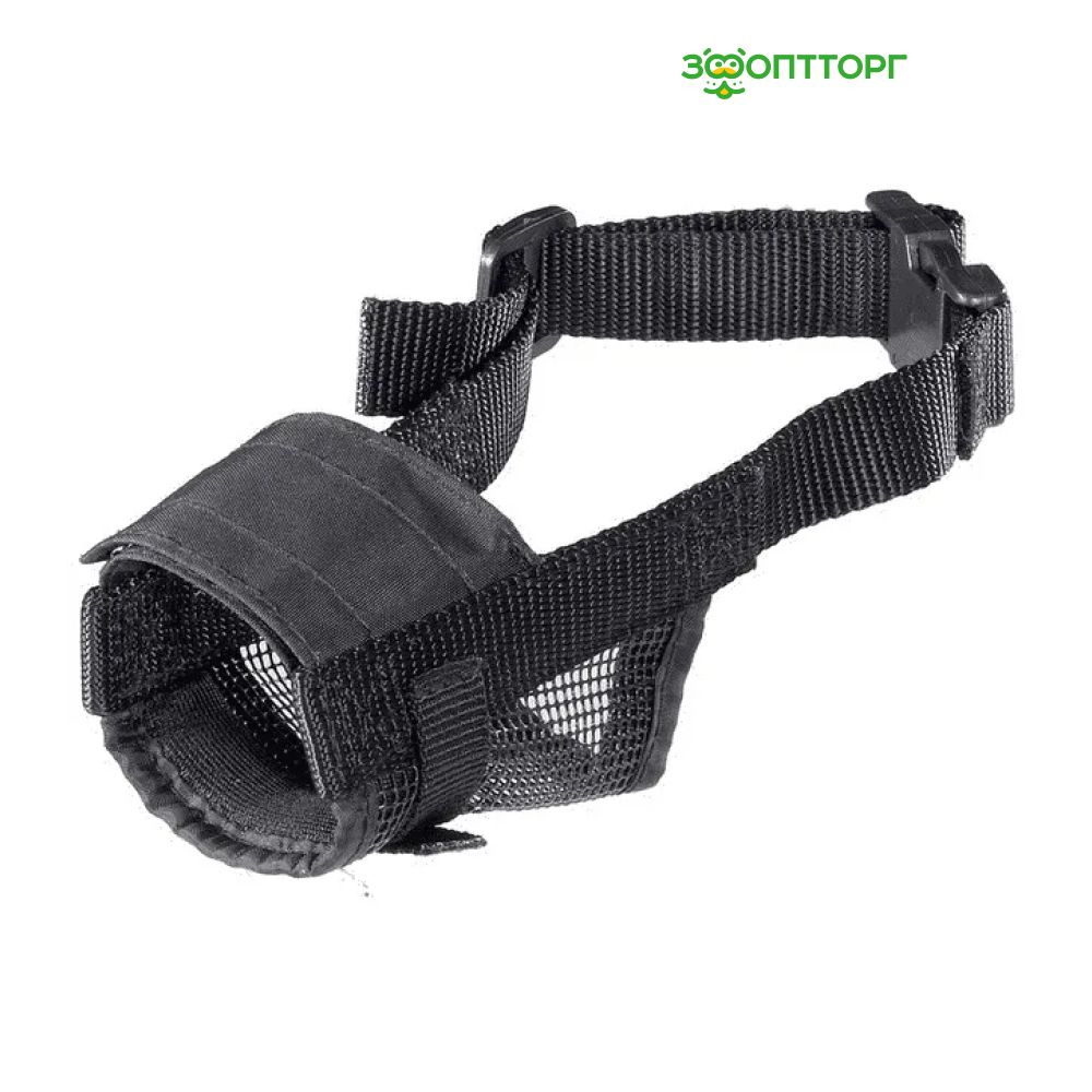 Ferplast мягкий намордник Muzzle net Medium с сеткой #1