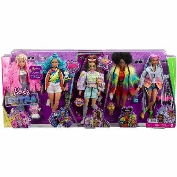 Barbie extra doll set deals