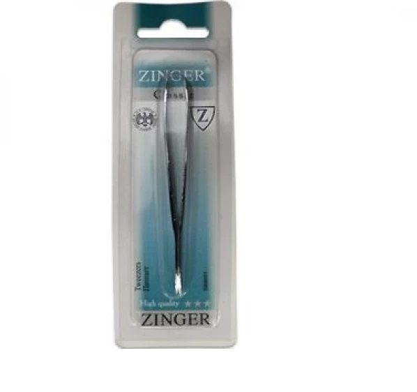 Пинцет прямой Zinger (Зингер) ZSP TA-09-str-S х 1шт #1