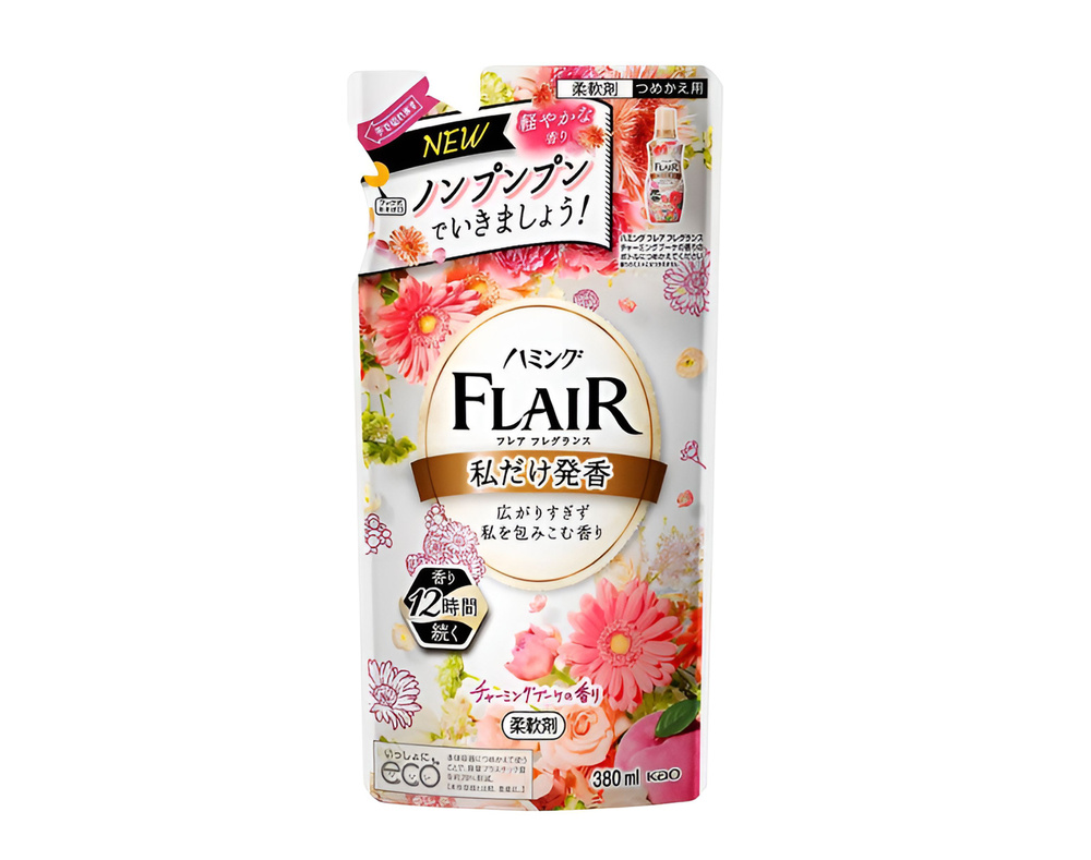 Kao Flair Fragrance Charming Bouquet Кондиционер для белья с антибактериальным эффектом с ароматом Очаровательный #1