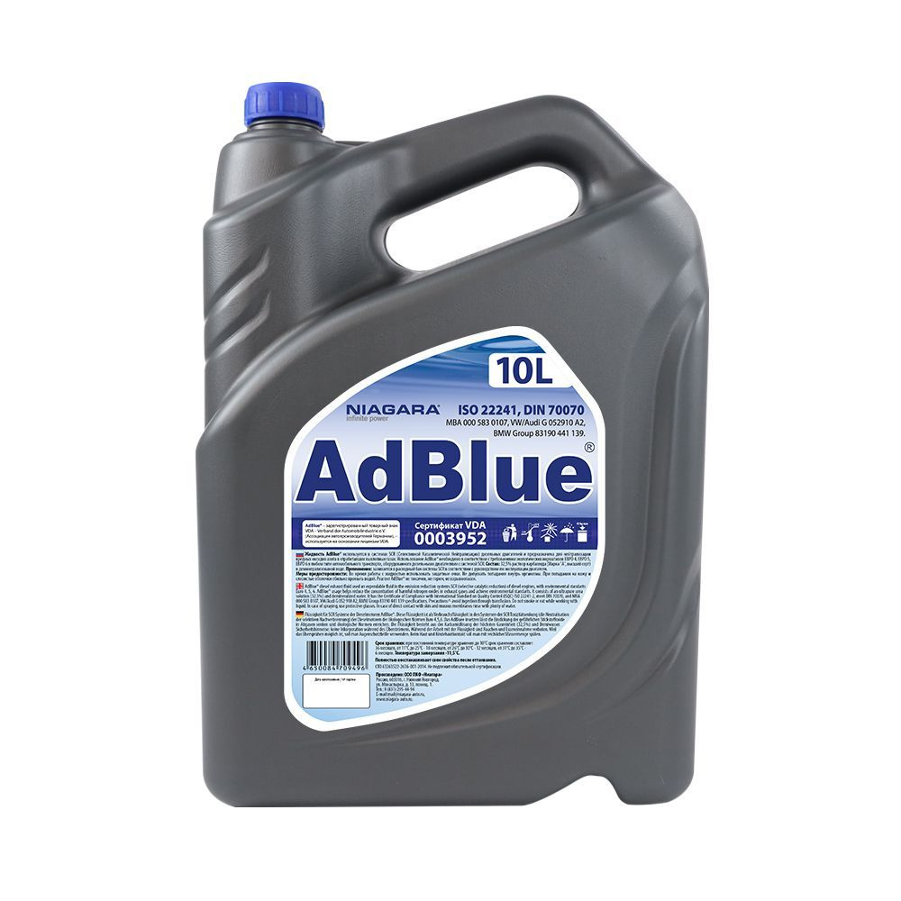 Жидкость AdBlue (водный раствор мочевины) для систем SCR 10 л.  #1