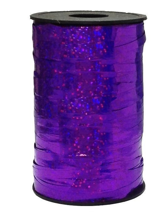 Лента полипропиленовая (0,5 см*250 м) Фиолетовый, Голография, 1 шт.  #1