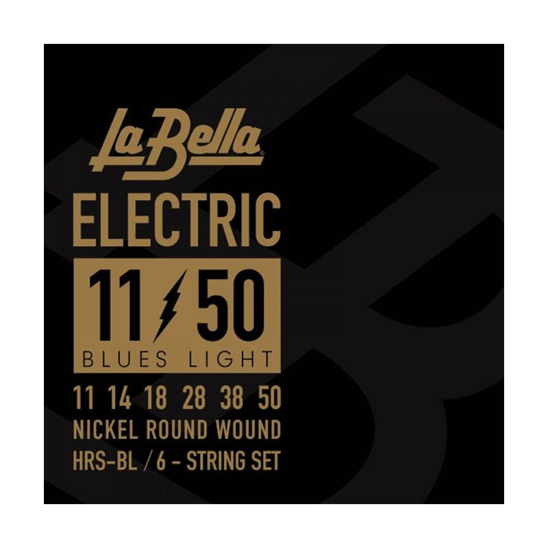 Струны для электрогитары La Bella 11-50 HRS-BL Hard Rockin Steel Blues Light #1