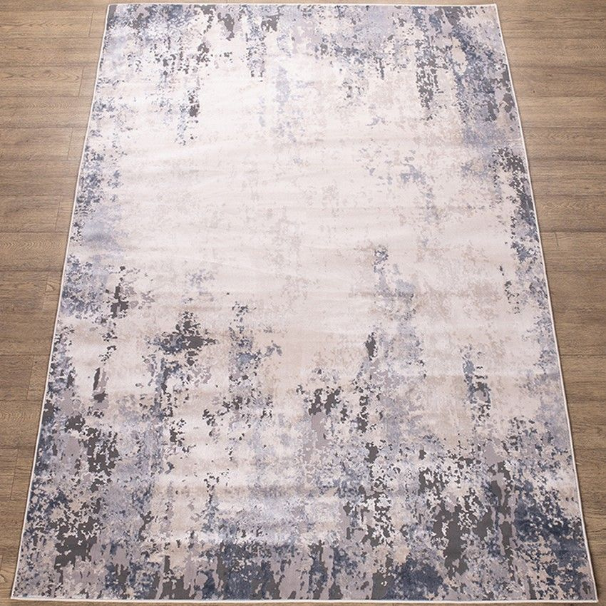 Ekocarpet Ковер GLORIA A0270A GREY современный ковер, в стиле лофт, в серых тонах с эффектом потертости, #1