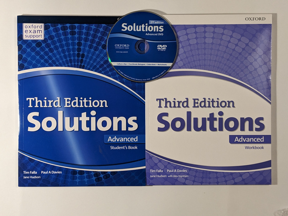 Solutions Third Edition Advanced Student's Book and Workbook #1