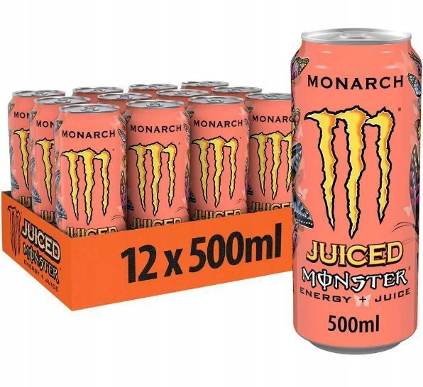 Энергетический напиток Monster Energy Juiced Monarch Монстер Монарх, 12 шт * 500 мл, Ирландия  #1