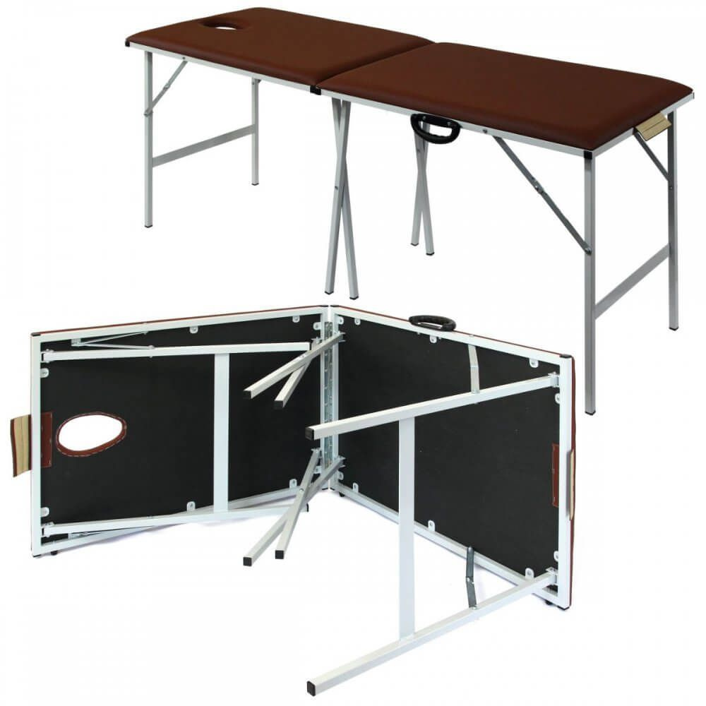 Складной массажный стол Гелиокс РМ185 цвет коричневый #1