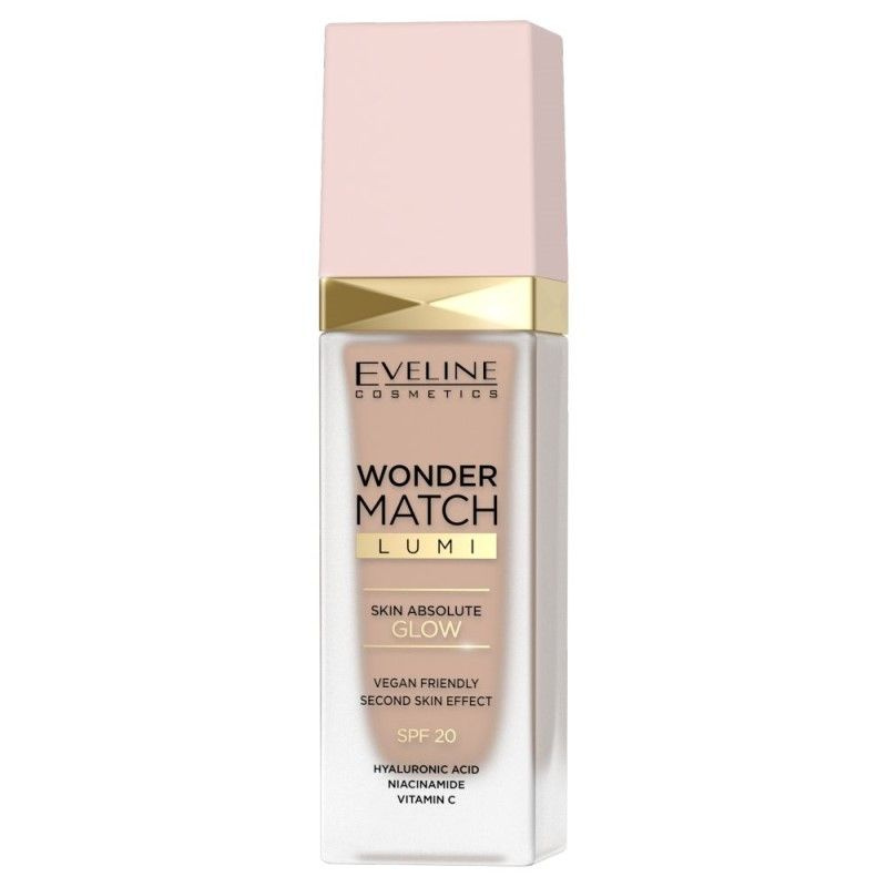 Eveline Cosmetics Тональная основа Wonder Match Lumi тон 20 nude, 30 мл #1