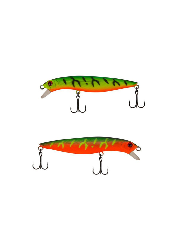 Воблер TSURIBITO DEAD MINNOW 70SS / 581 MADCLOWN DOUBLE #1