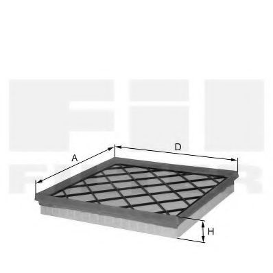 Fil Filter Фильтр воздушный арт. HP 2263, 1 шт. #1