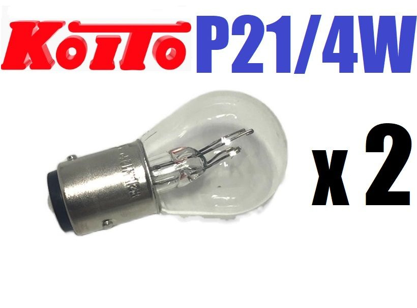 KOITO Лампа автомобильная P21/4W, 2 шт. арт. 82061 #1