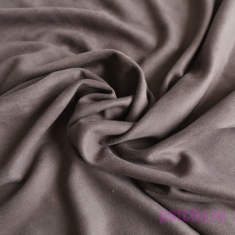 Двусторонняя замша цвет Горячий шоколад 100 х 140 см ткань для скрапбукинга и рукоделия  #1