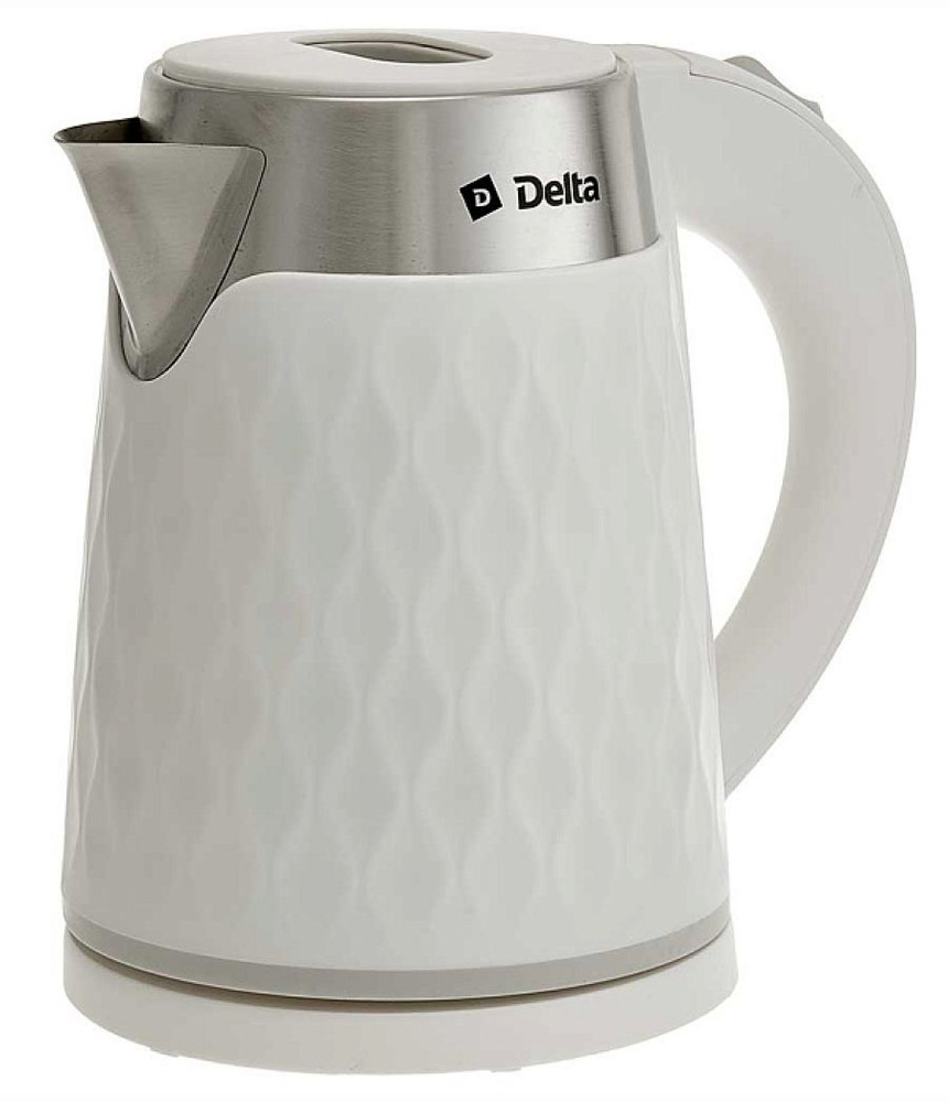 Чайник электрический Delta / Дельта DL-1111 с дисковым нагревательным элементом, сталь / пластик, фильтр, #1