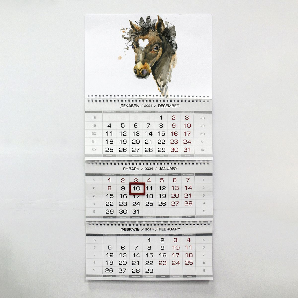 Сувенириус Календарь 2024 г., Квартальный, A4 (210 x 297 мм) #1