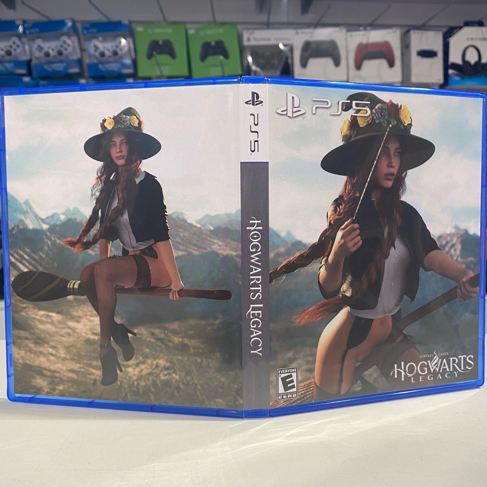 Игра " Hogwarts Legacy " PS5 - Кастомная обложка для диска #1