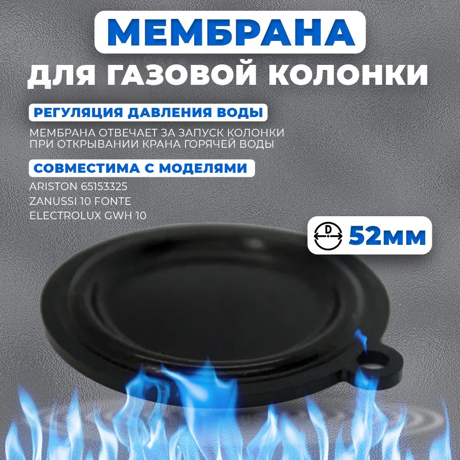 Мембрана водяного блока 10L Ariston 65153325 Zanussi Electrolux #1