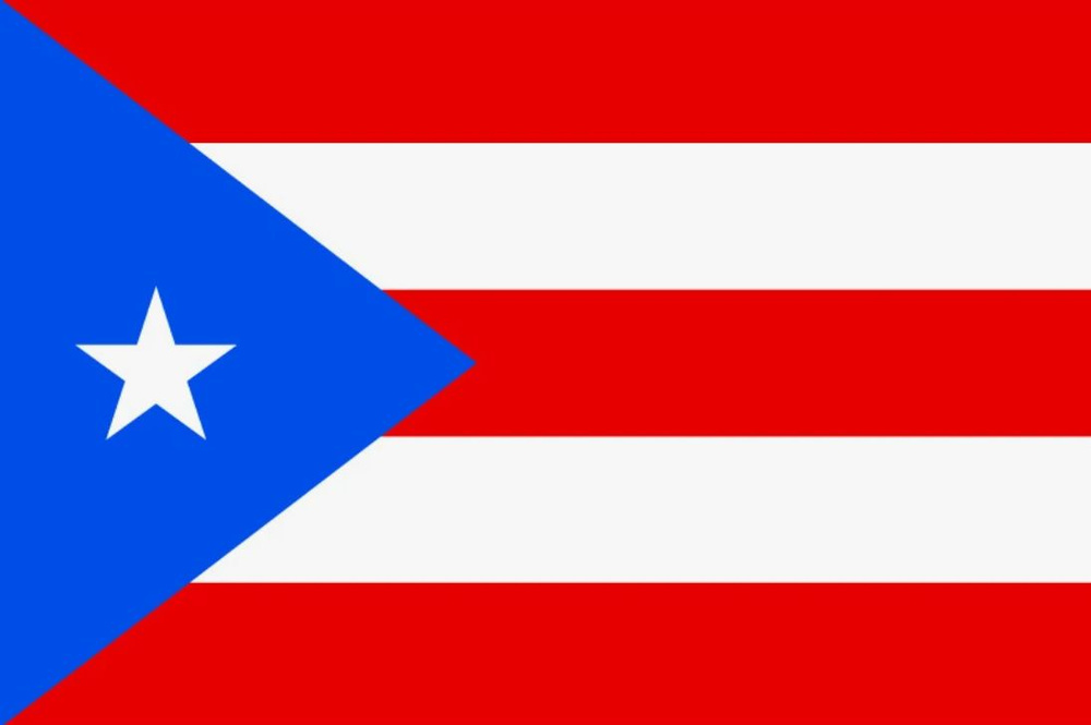 Флаг Пуэрто-Рико 40х60 см с люверсами #1