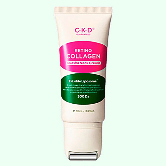 CKD Крем для шеи омолаживающий. Retino collagen small molecule 300 guasha neck cream, 50 мл.  #1