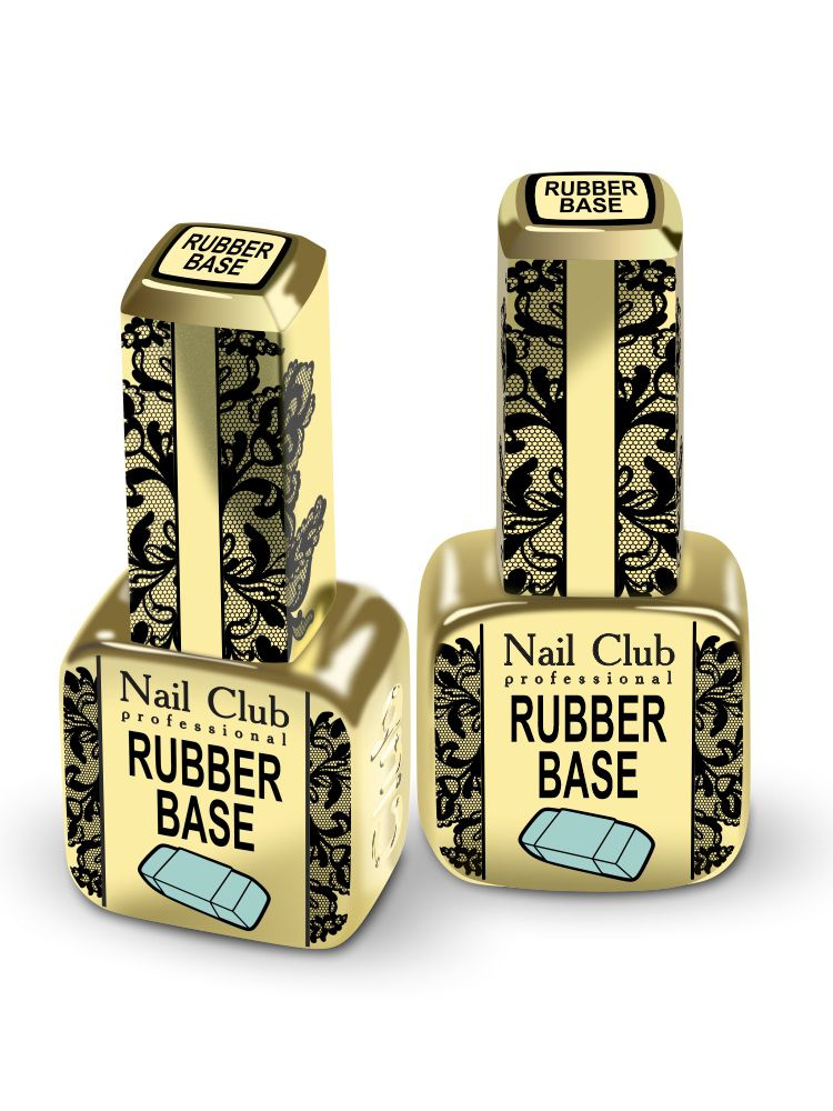 Nail Club professional Базовое покрытие для ногтей / база для гель-лака RUBBER BASE, 18 мл  #1