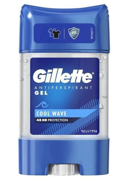 Gillette гелиевый дезодорант антиперспирант Cool Wave 2х70мл. #1