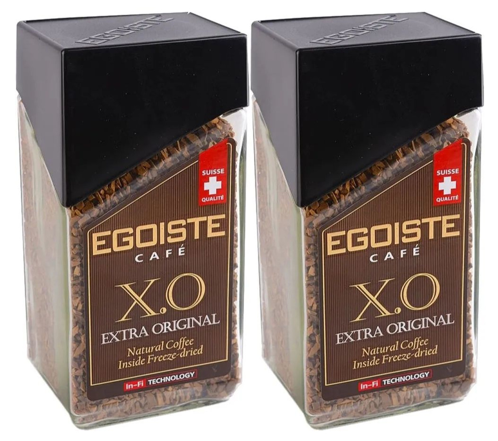 Кофе растворимый EGOISTE X.O., 100 г 2 банки #1