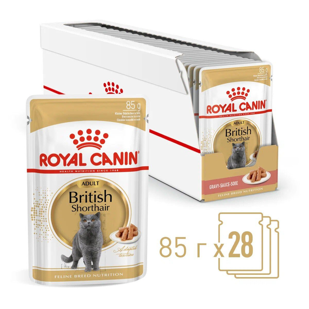 Корм для кошек Royal Canin British Shorthair Adult Корм для взрослых британских короткошерстных кошек, #1