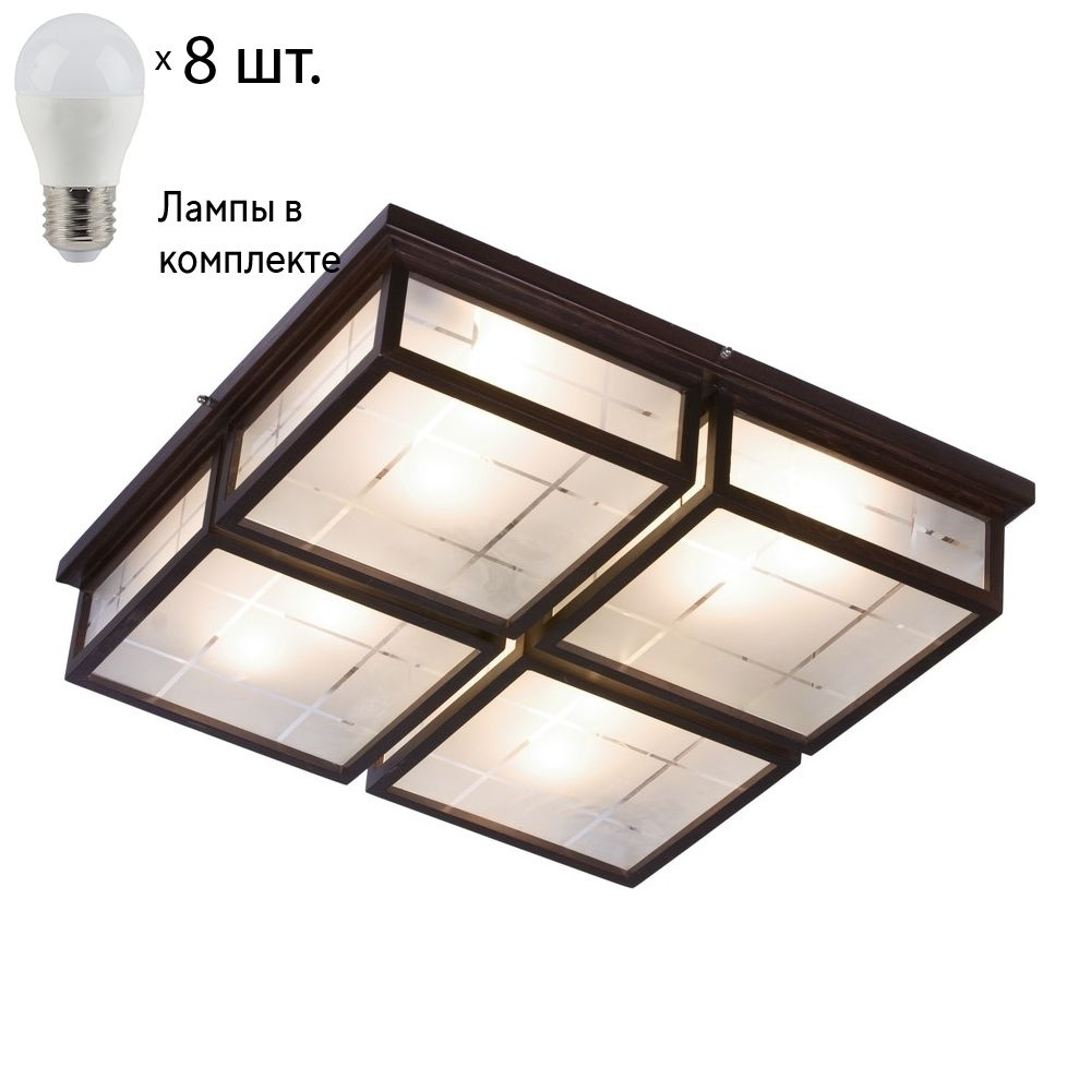 Потолочный светильник с лампочками Velante 548-727-08+Lamps #1