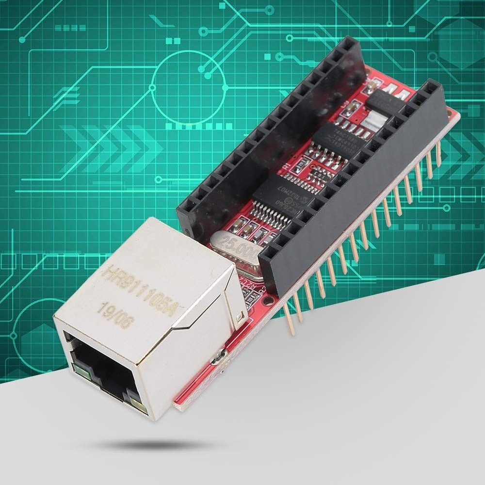 Mini ENC28J60 Ethernet Shield модуль расширения для Arduino - купить с ...