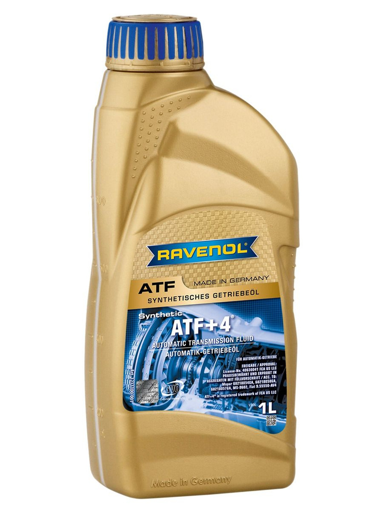 Масло АКПП RAVENOL ATF ATF+4 Fluid, 1 литр #1