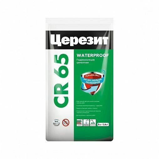 Гидроизоляция Церезит CR65 Waterproof, 5кг #1