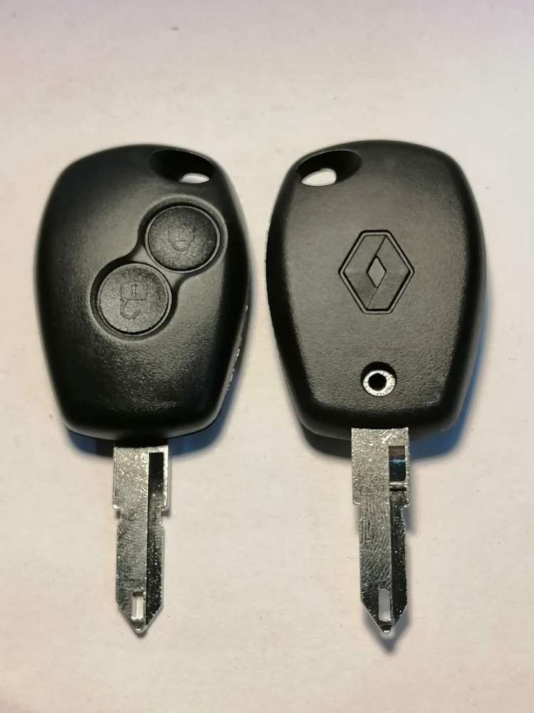 Корпус ключа Renault NE-38P NE-73 2кн.корп кл с лого без электроники  #1