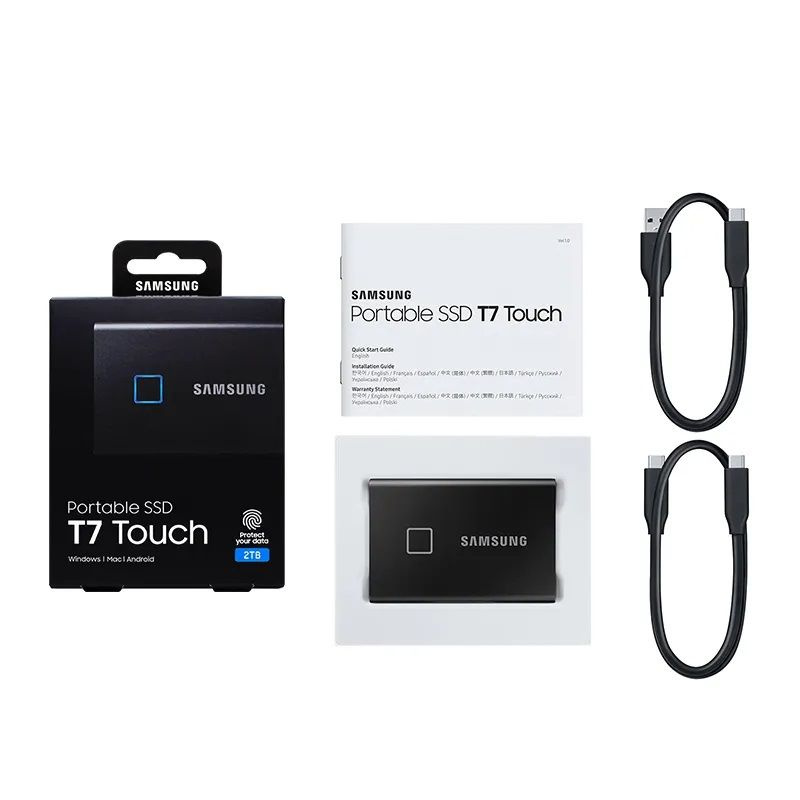 2TB Внешний SSD SAMSUNG T7 Touch Black #1