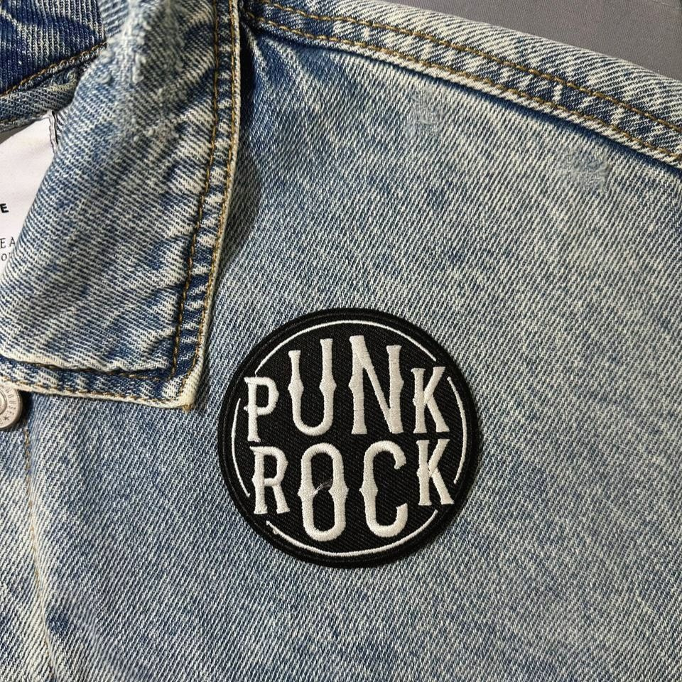 Термоаппликация Punk Rock/Панк Рок клеевая нашивка на одежду  #1