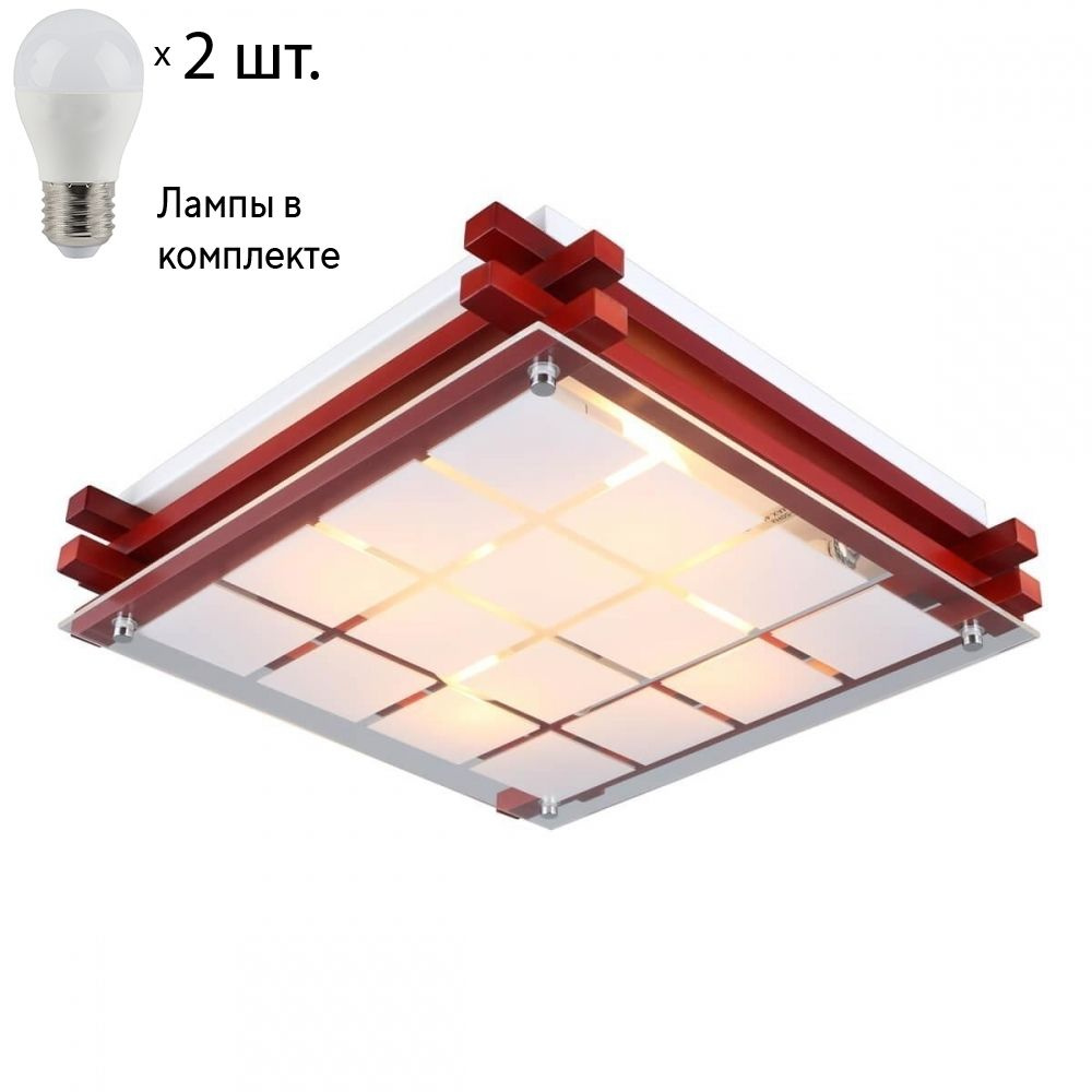 Светильник настенный с лампочками Omnilux OML-40527-02+Lamps #1