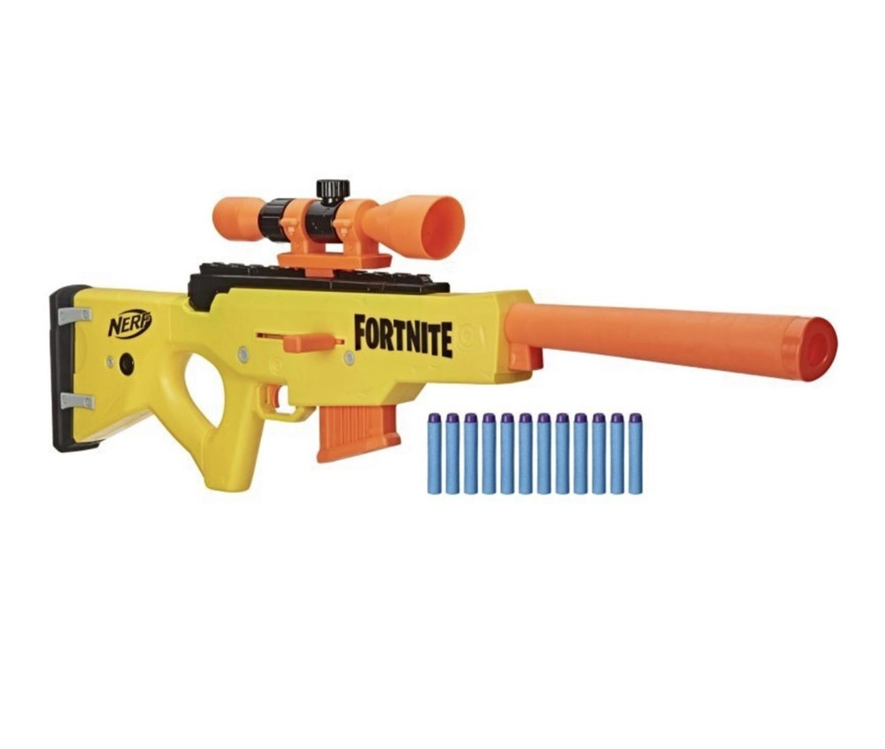 Снайперская винтовка Hasbro Nerf Fortnite BASR-L +12 дротиков Е7522 -  купить с доставкой по выгодным ценам в интернет-магазине OZON (1298893727)