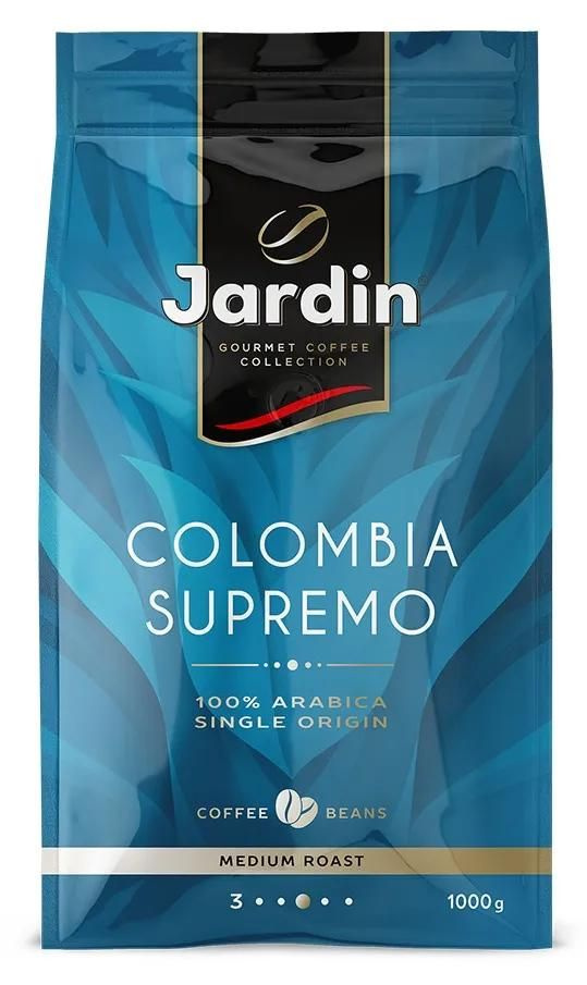 Кофе Jardin Colombia Supremo в зернах, 1кг #1