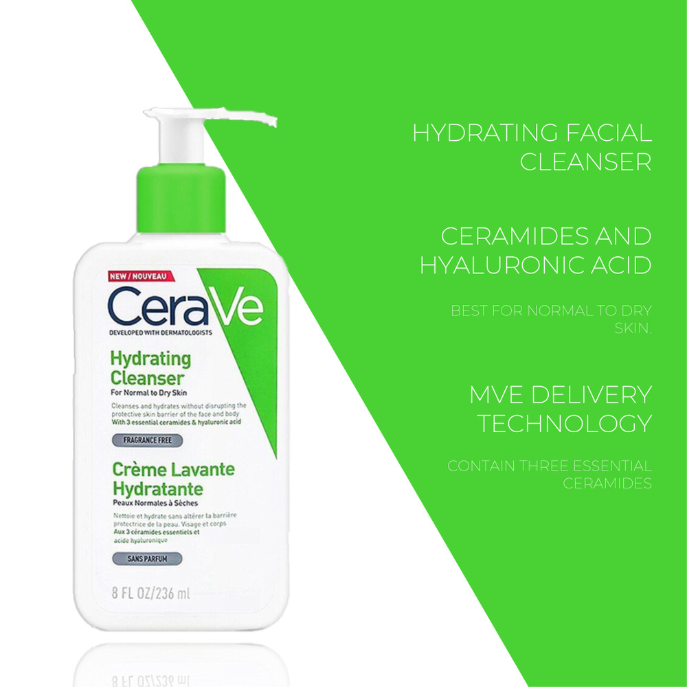 Крем-гель увлажняющий CeraVe Hudrating Cleanser. #1