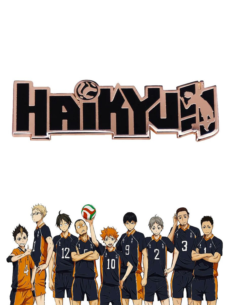 Значок - брошь из аниме Волейбол!! Haikyu!! #1