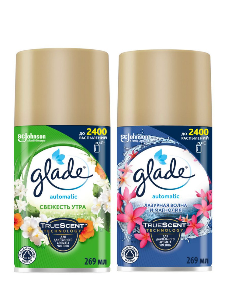 Glade сменный баллон Ассорти, 269мл, 2шт #1