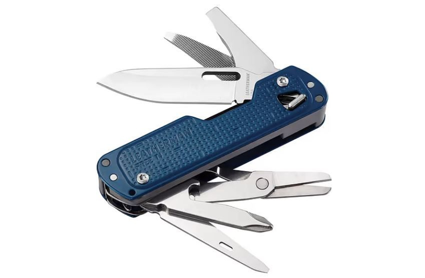 Мультитул Leatherman Free T4, 12 функций, синий #1