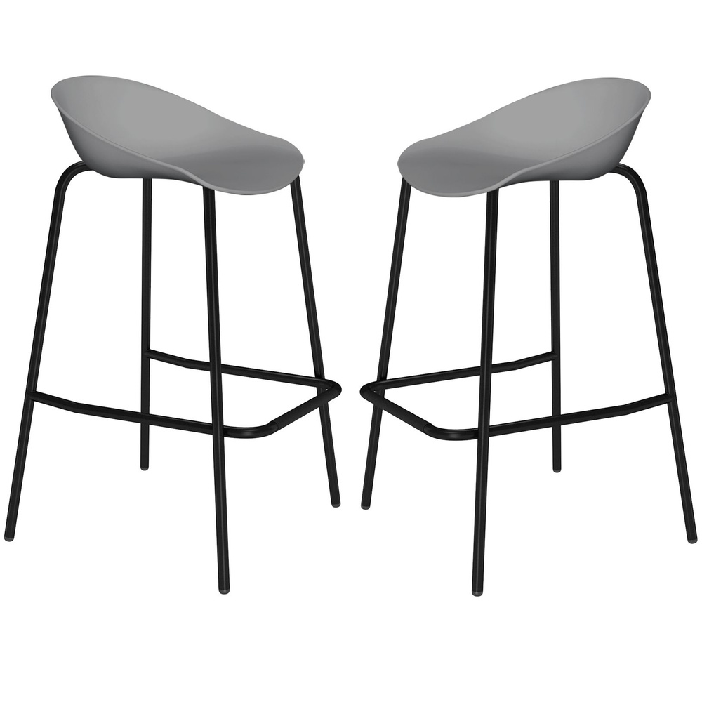 Комплект барных стульев, 2 шт, на металлокаркасе для кухни  #1