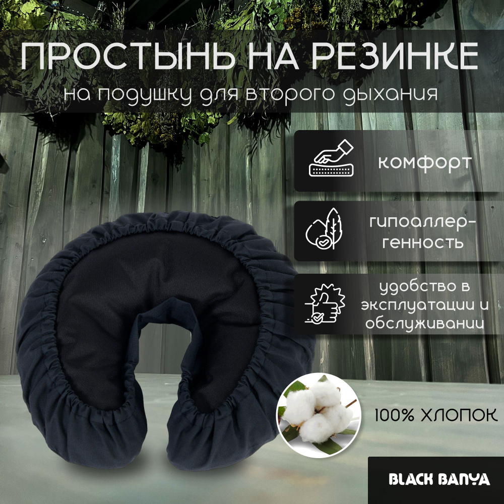 Black Banya Простыня для бани и сауны 0.35х0.35 м #1