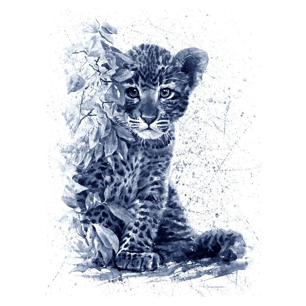 Набор для росписи Рыжий кот "Аниме", по холсту, 30х40 см #1