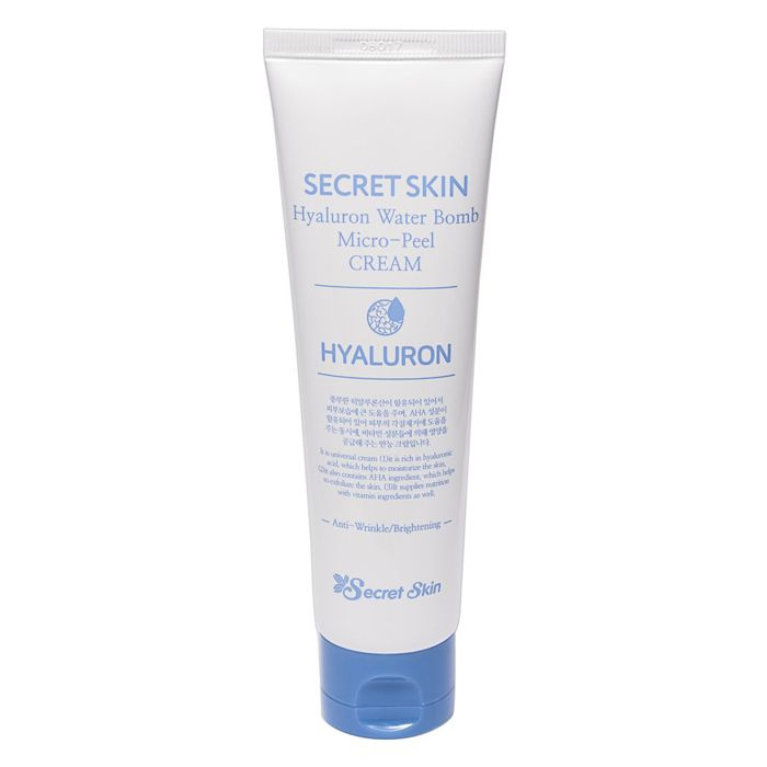 Secret Skin Увлажняющий гиалуроновый крем с эффектом микро-пилинга 70 мл Hyaluron Water Bomb Micro-Peel #1