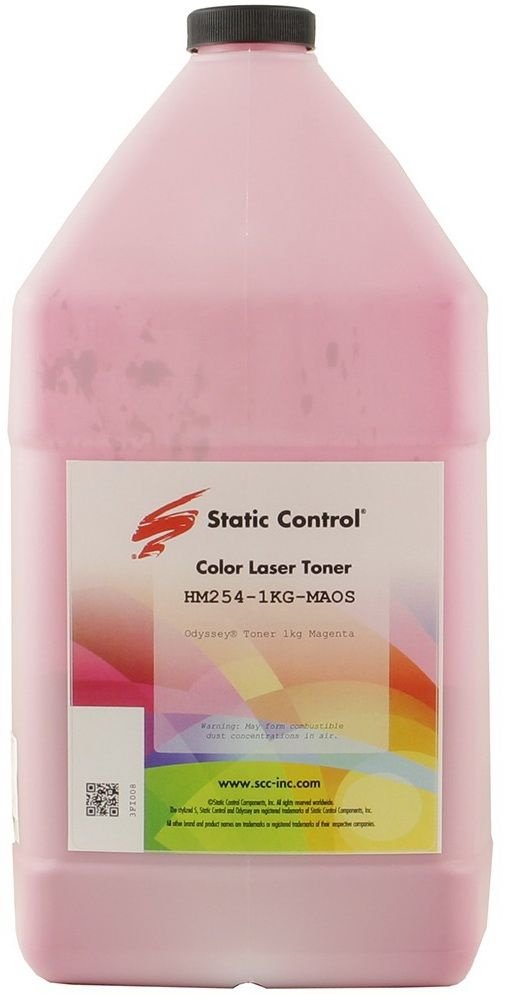 Тонер-картридж лазерный Static Control TRBUNIVCOL-1KGM Пурпурный (magenta)  #1
