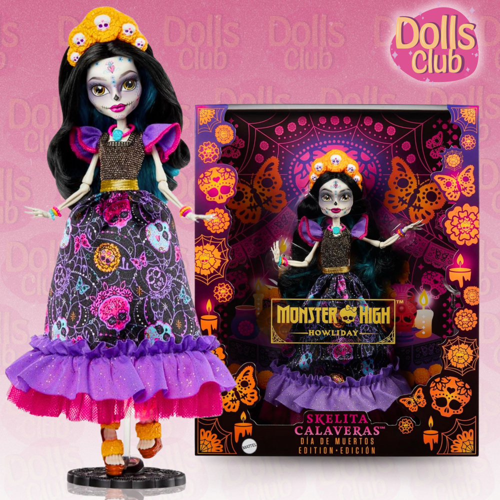 Monster High Doll, Skelita Calaveras Da De Muertos - Коллекционная кукла Монстер Хай Скелита Калаверас #1