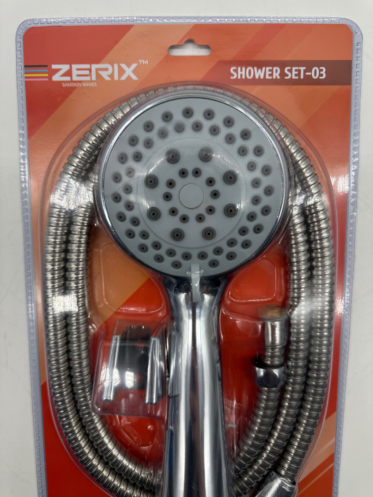 Душевой набор (шланг, лейка, кронштейн) ZERIX SHOWER SET-03 #1