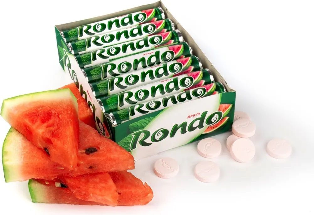 Конфеты драже Rondo освежающие, 14 шт по 30г Арбуз - купить с доставкой ...