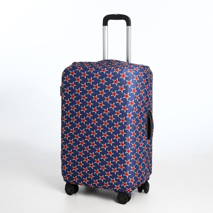 Чехол для чемодана 28", цвет синий/красный #1