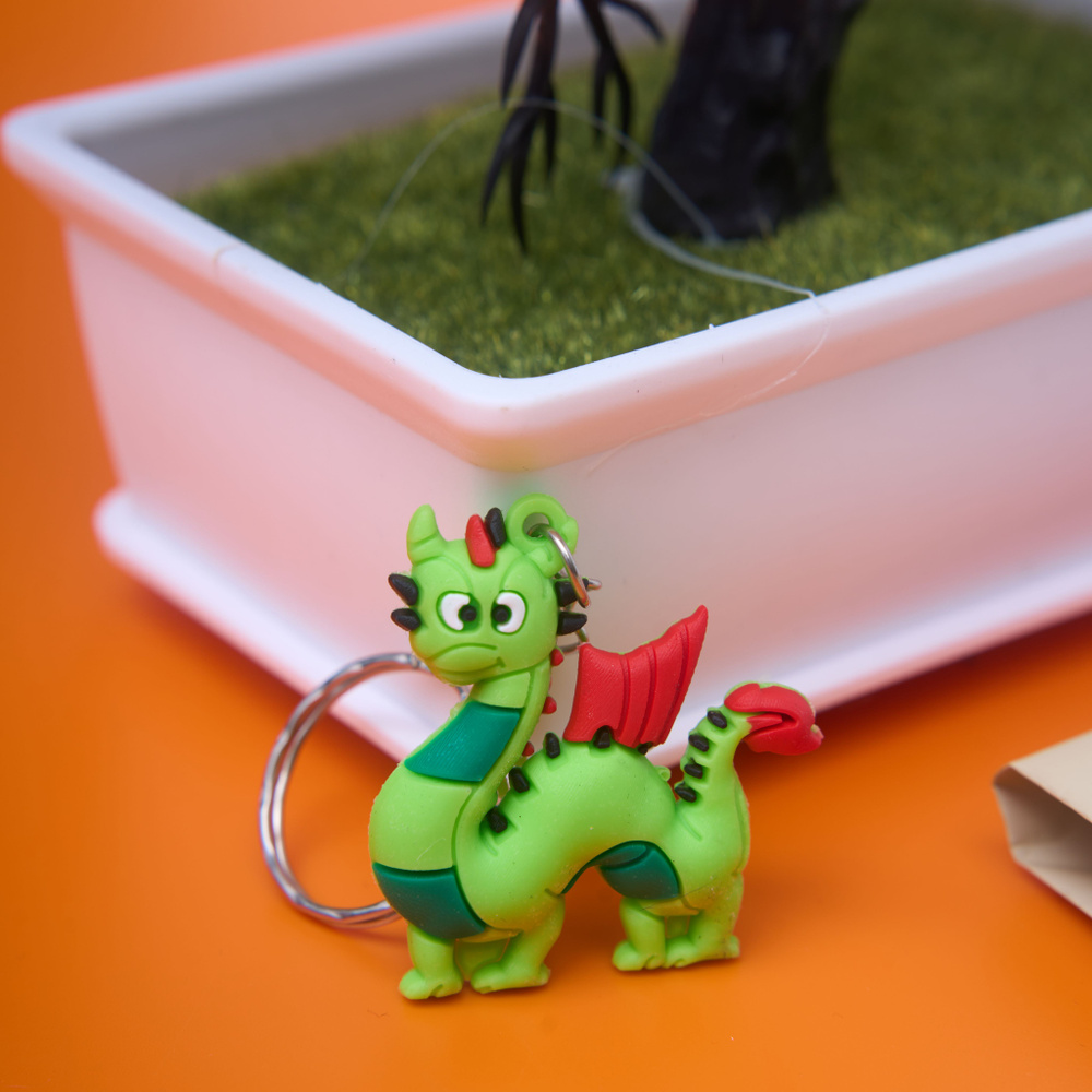 Брелок Дракон, Год Дракона, брелок для сумки, брелок для рюкзака ...